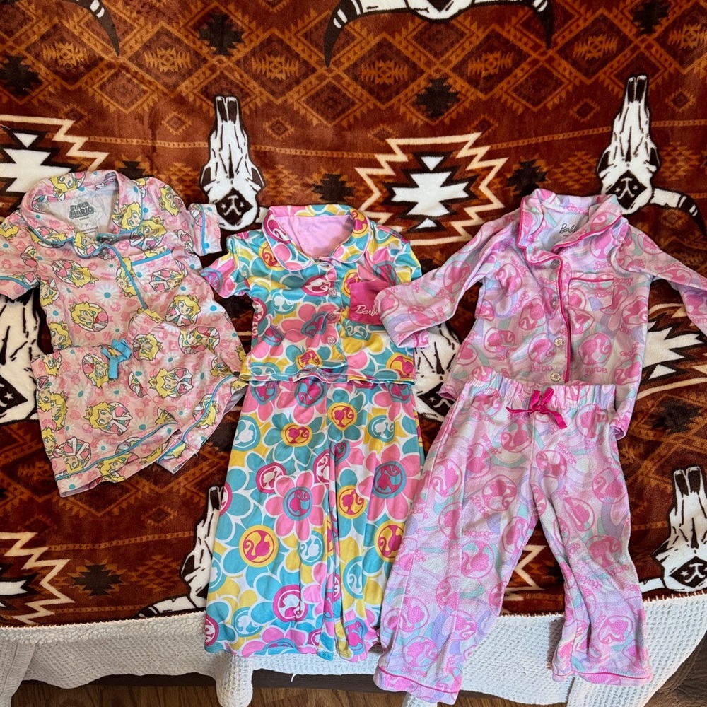 Nintendo Kids Pajama Set - Pink, Blue, Multicolor